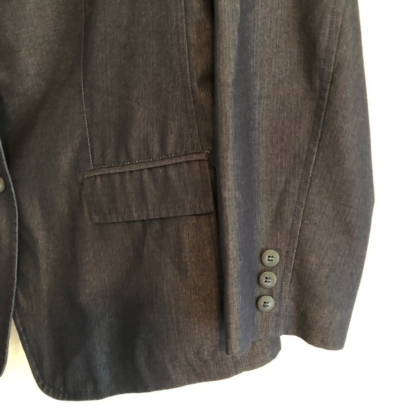 Liz Claiborne Blue Blazer. Petite Medium. - Picture 5 of 8